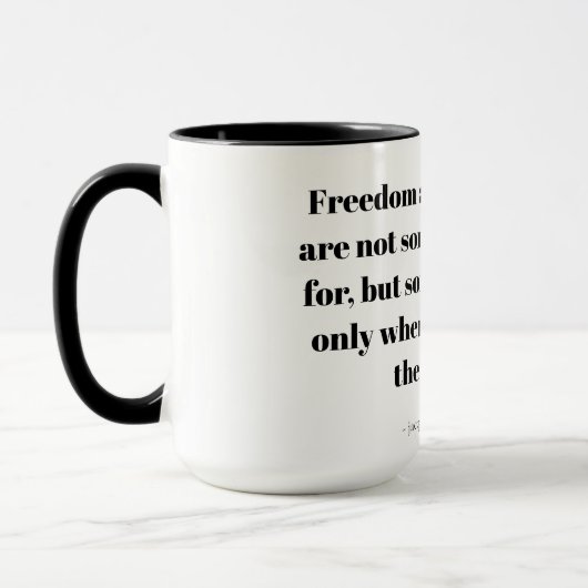 Quotes about inner peace マグカップ (左)
