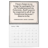 Quotes By Powerful Women 2026 Calendar カレンダー (1月 2026)