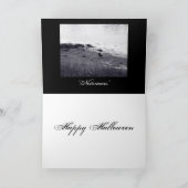 "Quothワタリガラス"のハロウィンカード カード (内部)