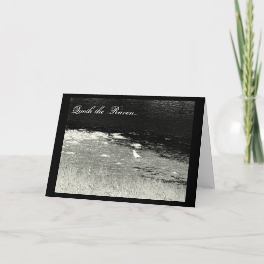 "Quothワタリガラス"のハロウィンカード カード (正面)