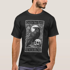 Quoth the Raven – ネバーモア – エドガー・アラン・ポー・アート Tシャツ