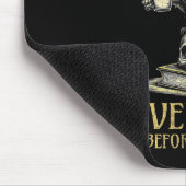 Quoth The Raven Nevermore Before Coffee Funny Quot マウスパッド (コーナー)