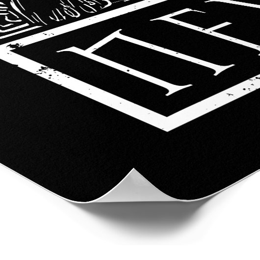 Quoth the Raven - Nevermore - Edgar Allan Poe art ポスター (角)