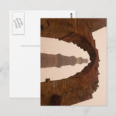 Qutub Minarインデリー ポストカード (正面/裏面)