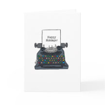 Qwertyホリデーズ！ 5"×7" 折りたたみグリーティングカード