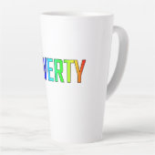 QWERTY カフェラテマグ (右アングル)