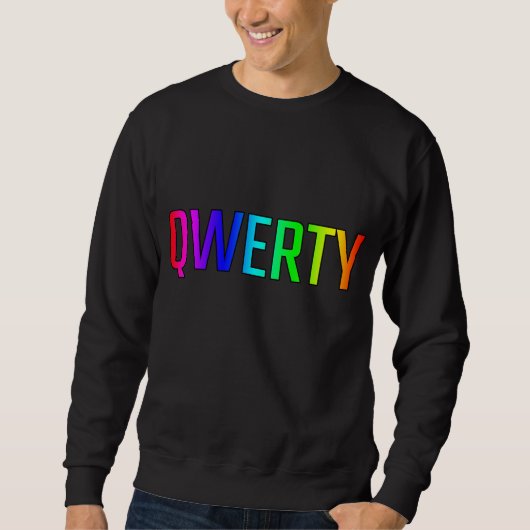 QWERTY スウェットシャツ (正面)