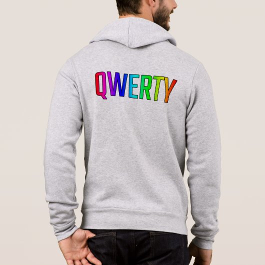 QWERTY パーカ (裏面)