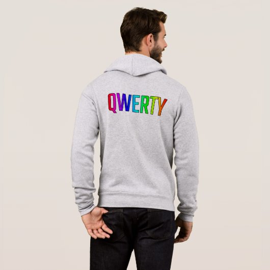 QWERTY パーカ (裏面フル)