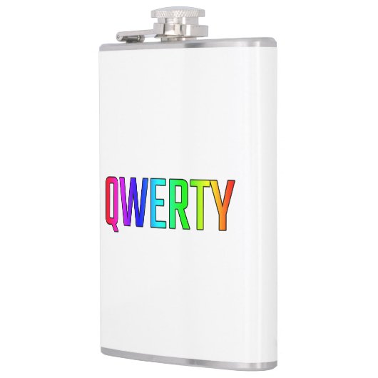 QWERTY フラスク (左)