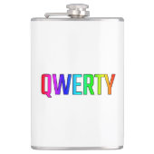 QWERTY フラスク (正面)