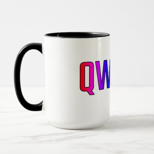 QWERTY マグカップ (左)