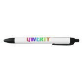 QWERTY 黒ボールペン (ボトム)