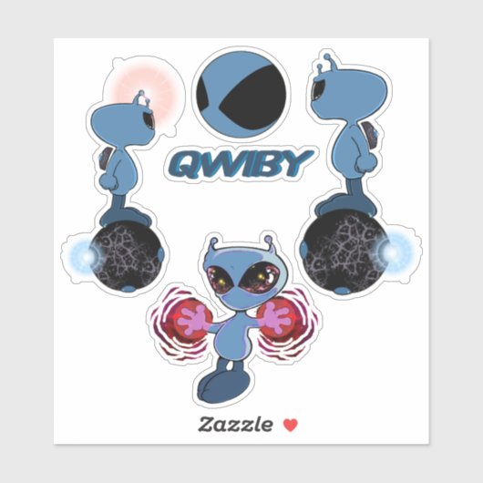 Qwibyスタンプ シール (シート)