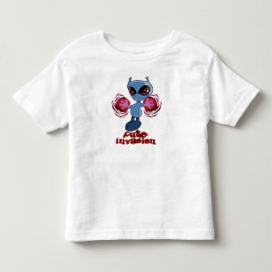 Qwiby:かわいい侵入幼児Tシャツ トドラーTシャツ