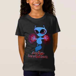 Qwiby:かわいい侵略 Tシャツ