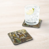 RでGhawaziを行っているエジプトのダンサー コースター (右側)