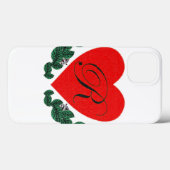Rのハート Case-Mate iPhoneケース (裏面 (横))