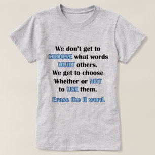 Rの単語を消して下さい Tシャツ