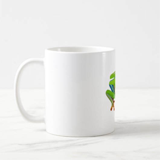 Rはアカガエル コーヒーマグカップ (左)