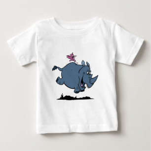 Rはサイのためです ベビーTシャツ