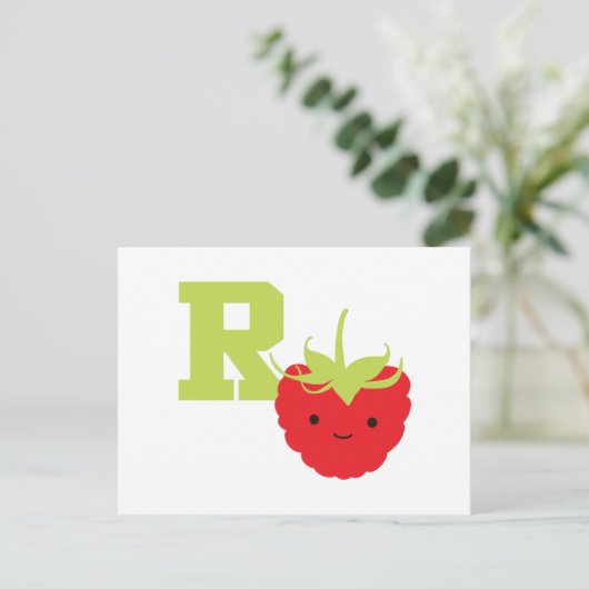 Rはラズベリー ポストカード (スタンド正面)