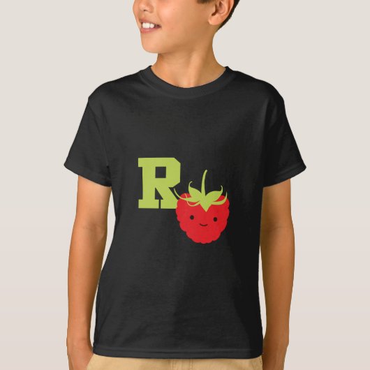 Rはラズベリー Tシャツ (正面)