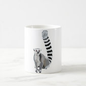 Rはリングや輪尾LemurRing-tail Lemur Illust用 コーヒーマグカップ (中央)