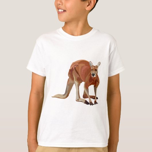 Rはレッドカンガルー Tシャツ (正面)