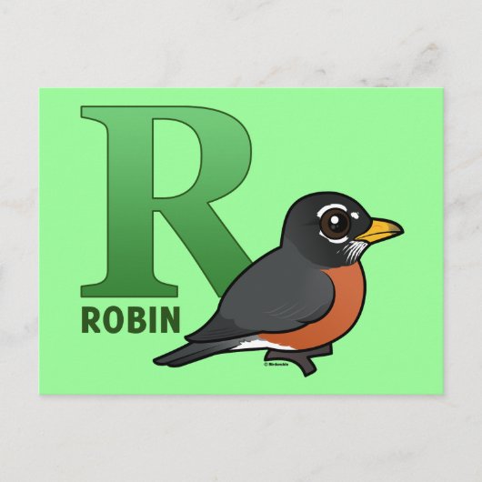 Rはロビン ポストカード (正面)