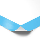 Rは名前Blue Photo Poster用 ポスター (コーナー)