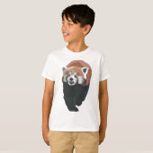 Rは赤いパンダ Tシャツ (正面フル)
