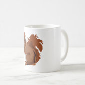 Rは赤リス コーヒーマグカップ (正面右)