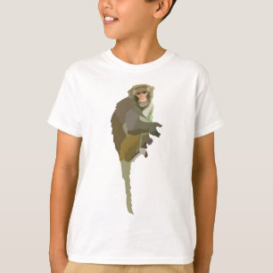 RはRhesus Macaque用 Tシャツ