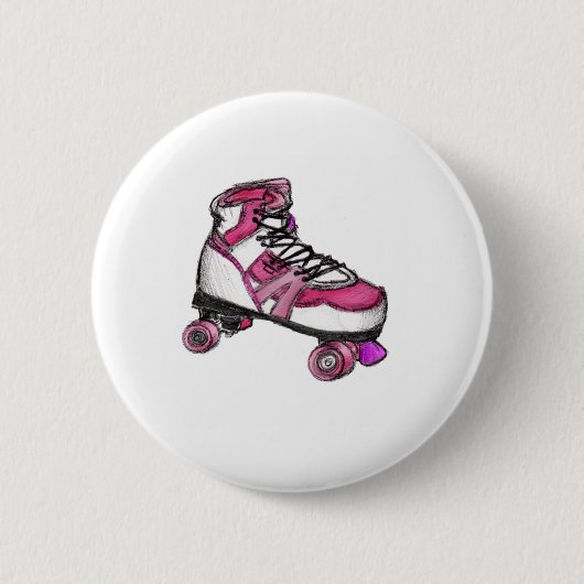 RはRollerskateのためです 缶バッジ (正面)