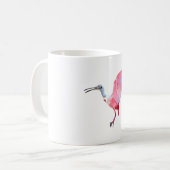 RはRoseate Spoonbill コーヒーマグカップ (正面左)
