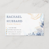 rミニマシンプルリストフローラプロフェッショナルカスタム 名刺 (正面)