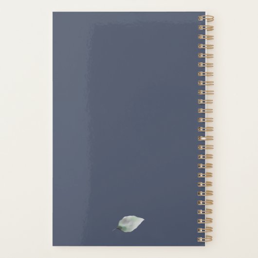 Rモノグラムフローラパーソナライズされたプランナー プランナー手帳 (裏面)