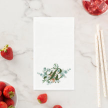 Rモノグラムボタニカルフローラゲストタオル