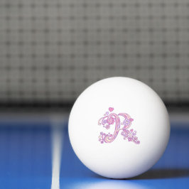 Rモノグラム女の子の名前レイチェル意味 卓球ボール