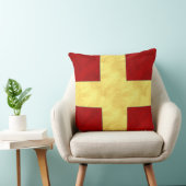 Rロメオ水の色の信号航海の海上の旗 クッション (椅子)