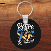 Rワードダウン症候群の終了認識度スペシャルEdu キーホルダー (正面)