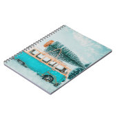 r上のアンティーク運カーのクリスマスツリー ノートブック (左側)