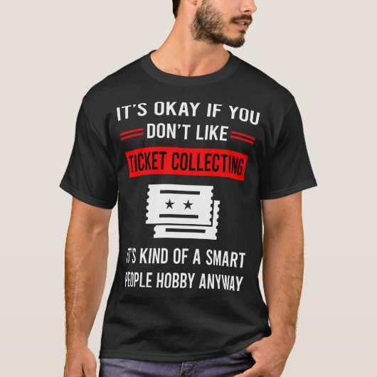 R人頭が切れるチケット収集チケット Tシャツ (正面)