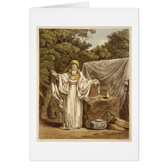 R刻まれる彼の司法習慣のアーチのドルイド教司祭 (正面)