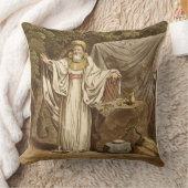 R刻まれる彼の司法習慣のアーチのドルイド教司祭 クッション (ブランケット)