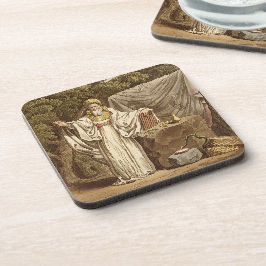 R刻まれる彼の司法習慣のアーチのドルイド教司祭 コースター (左側)