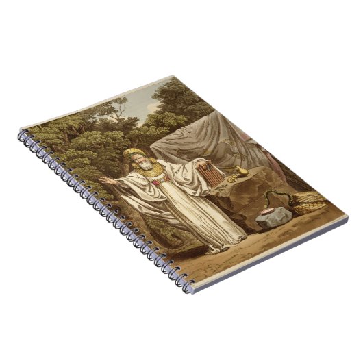 R刻まれる彼の司法習慣のアーチのドルイド教司祭 ノートブック (右側)