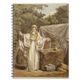 R刻まれる彼の司法習慣のアーチのドルイド教司祭 ノートブック (正面)