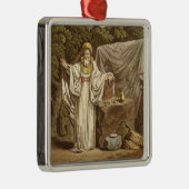 R刻まれる彼の司法習慣のアーチのドルイド教司祭 メタルオーナメント (右)